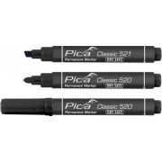 Маркер строительный со скошен наконеч (2-6мм) Dry-Safe Черный PICA-MARKER