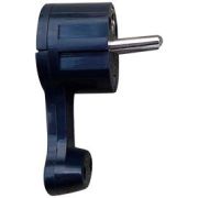 Вилка-невидимка 16А 250В черн. Ecola