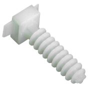 База дюбельная БД 30х10 под хомут бел. (уп.100шт) IEK UHP32-30-10-100-K01