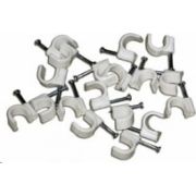 Скоба крепежная круглая 22мм (уп.50шт) EKF plcn-sr-22