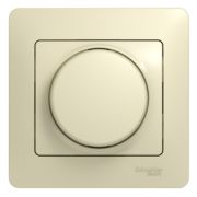 Светорегулятор (диммер) СП Glossa 300Вт Glossa поворот. в сборе беж. SE GSL000234