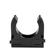 Держатель для труб (клипса) d16мм полистирол черн. (уп.100шт) Промрукав PR.02716ч