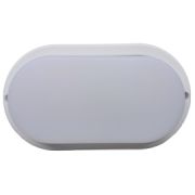 Светильник LED ЖКХ 12Вт 6500К 160х90x45мм IP65 овал мат. накл. Ecola