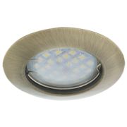 Светильник MR16 GU5.3 80(60)х30мм (уп.2шт) черненая бронза встр. Ecola