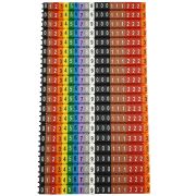 Маркер 1.5-2.5мм символ 0-9 0001112223 (уп.400шт) Onka 9995-2