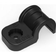 Скоба пластиковая односторонняя 32мм для монт.пистолета черная (уп.25шт.) Промрукав PR13.0375