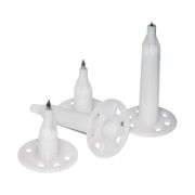 Дюбель тарельчатый 50х60х3.7мм (гриб с гвоздем) для монтажных пистолетов (уп.100шт) TOUA GNINR506IP