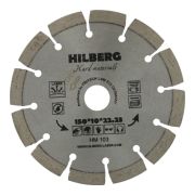Диск алмазный отрезной сегментный Hard Materials Laser (150x22.23 мм) Hilberg HM103