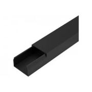 Кабель-канал черный 2-й замок в п/э 25х16 мм (50 м/уп) Промрукав PR03.0212