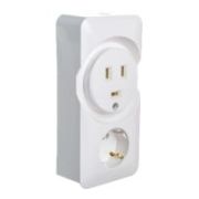 Розетка 2-м ОП Прима 250В комбин. для электроплит бел. (опт. упак) SchE RA32-211R-B