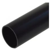 Труба жесткая ПВХ 3-х метровая легкая черная д25 (120м/уп) Промрукав PR05.0006