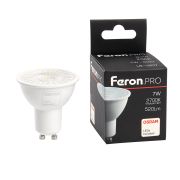 Лампа светодиодная Feron.PRO LB-1607 GU10 7W 2700K 110гр. Feron 38182