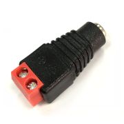 Разъем питания гнездо DC jack 2.1х5.5х10 с клем колодкой под винт Polyvision PVC-DC-FV