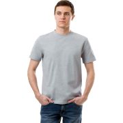 Футболка х/б серая меланжевая 104/170-176/