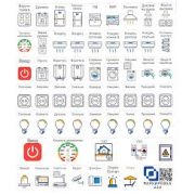 Маркировка для электрощитов до 96 модулей EL-ProMax 175шт